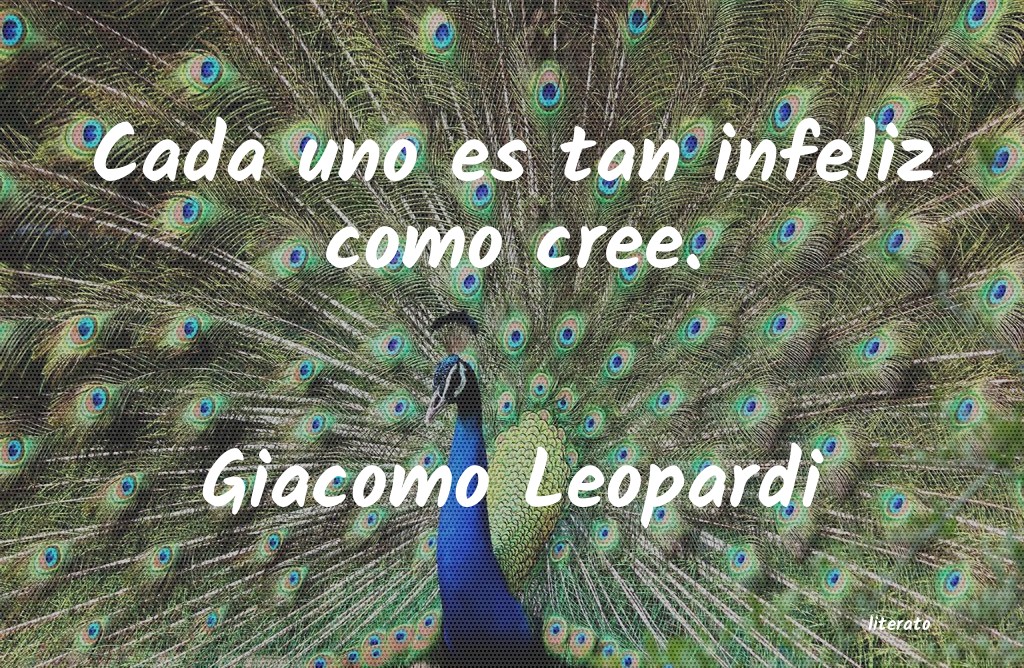 frases de Giacomo Leopardi