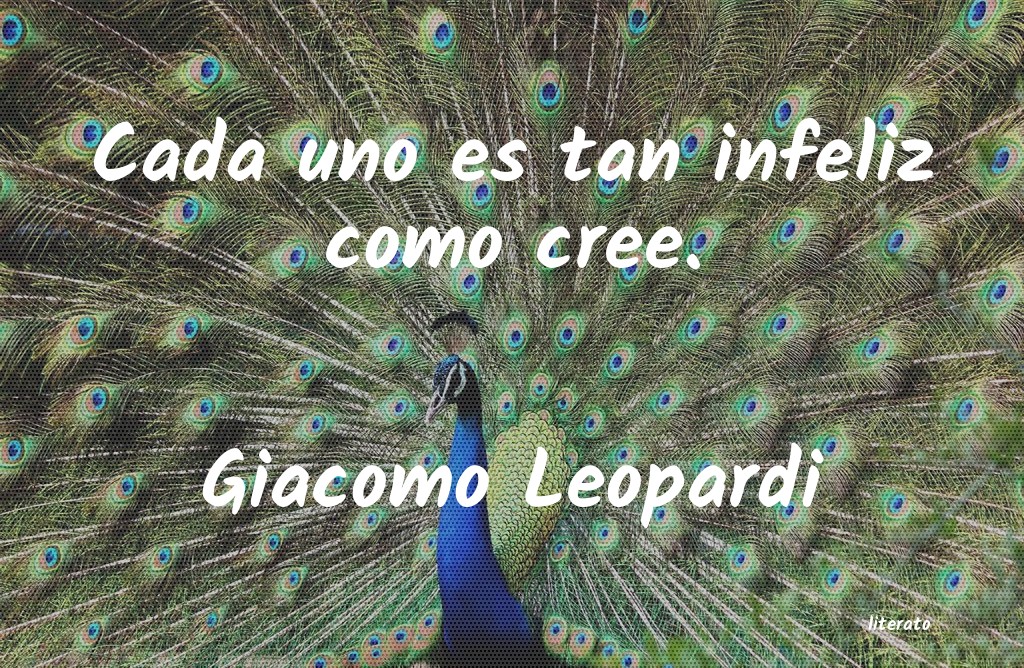 Frases de Giacomo Leopardi