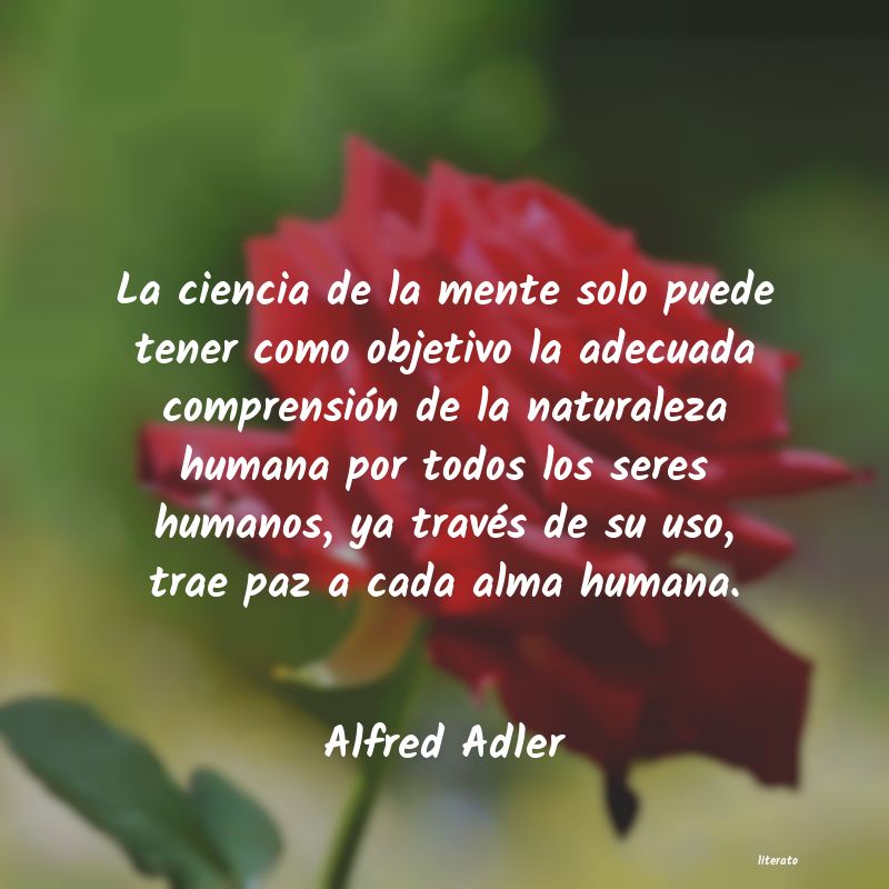 Frases de Alfred Adler