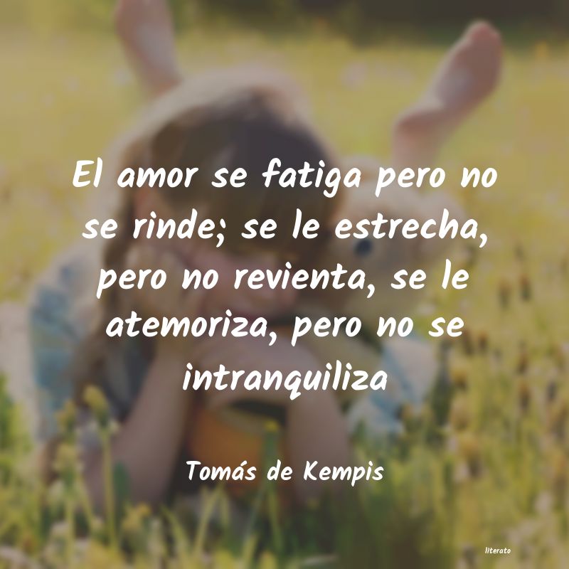 frases de Tomás de Kempis