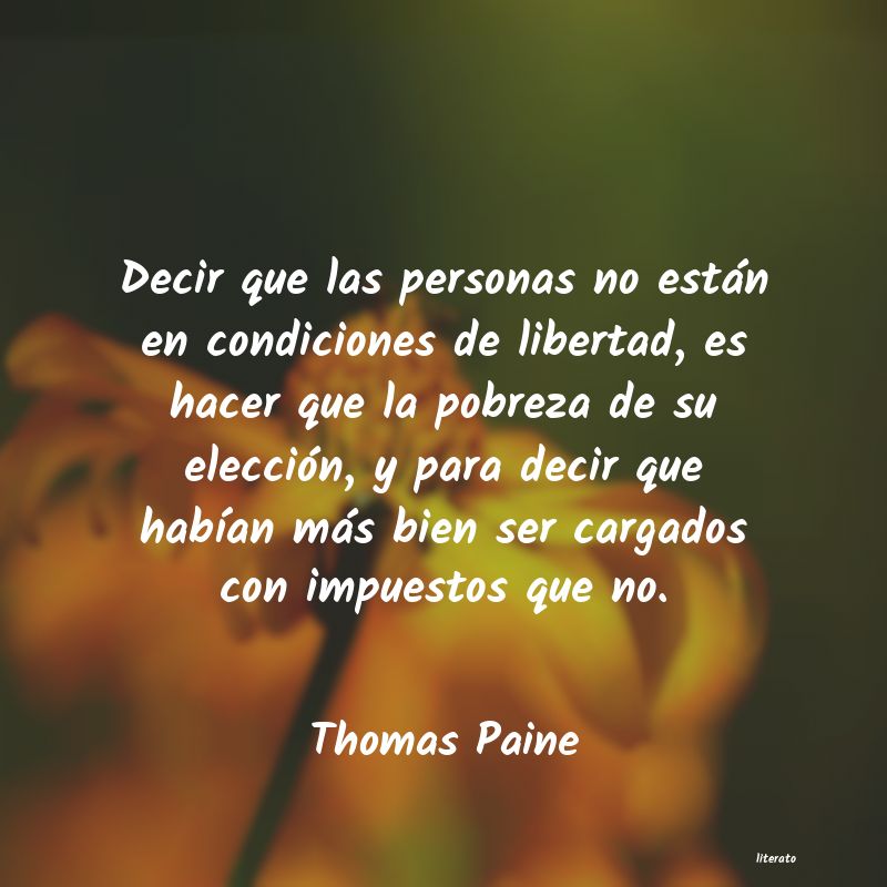 Frases de Thomas Paine