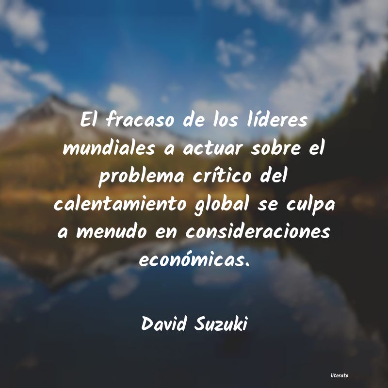 Frases de David Suzuki