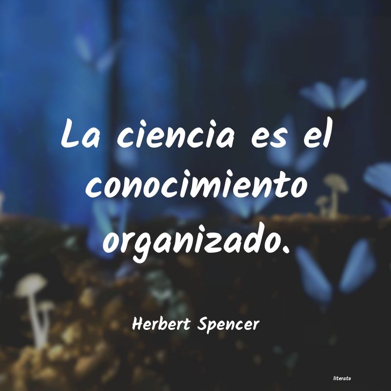 Frases de Herbert Spencer