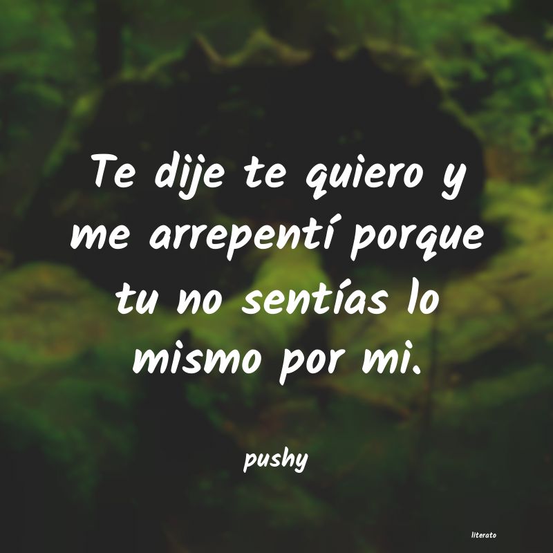 Frases de pushy