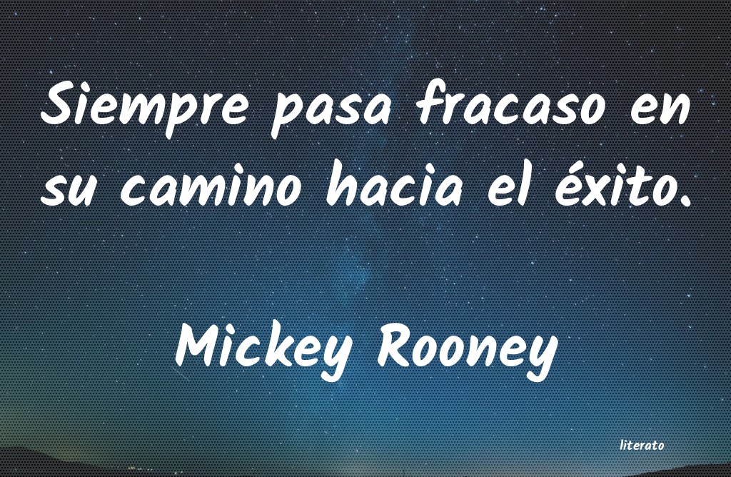 frases de Mickey Rooney