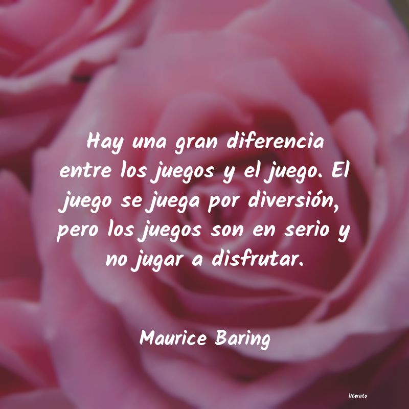 Frases de Maurice Baring