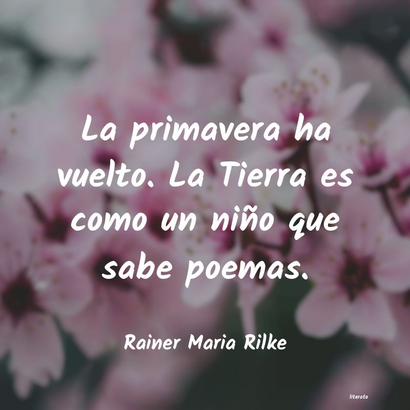 frases de Rainer Maria Rilke