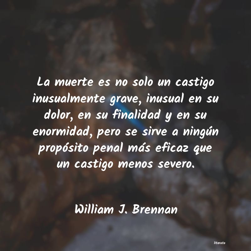 Frases de William J. Brennan