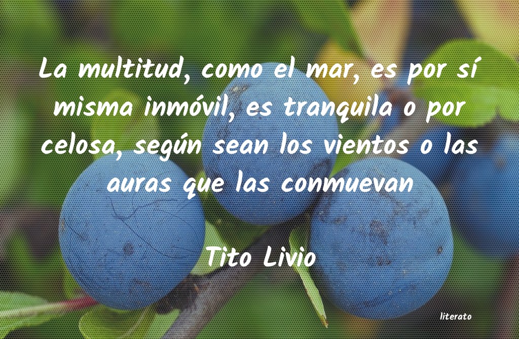 frases de Tito Livio