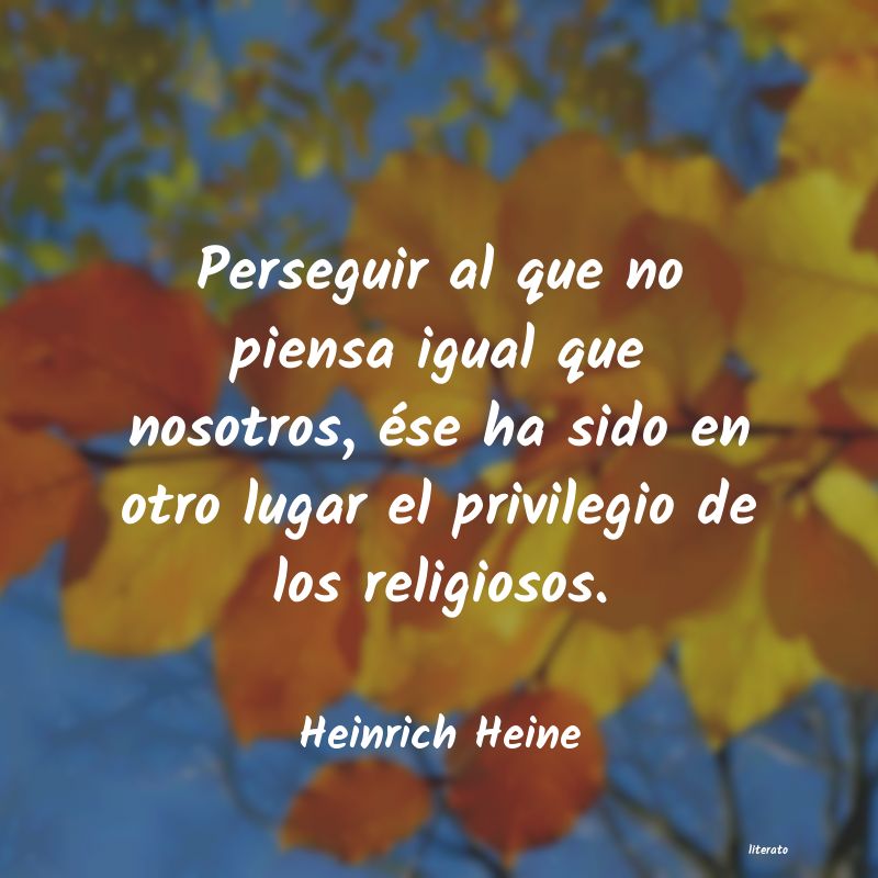 Frases de Heinrich Heine