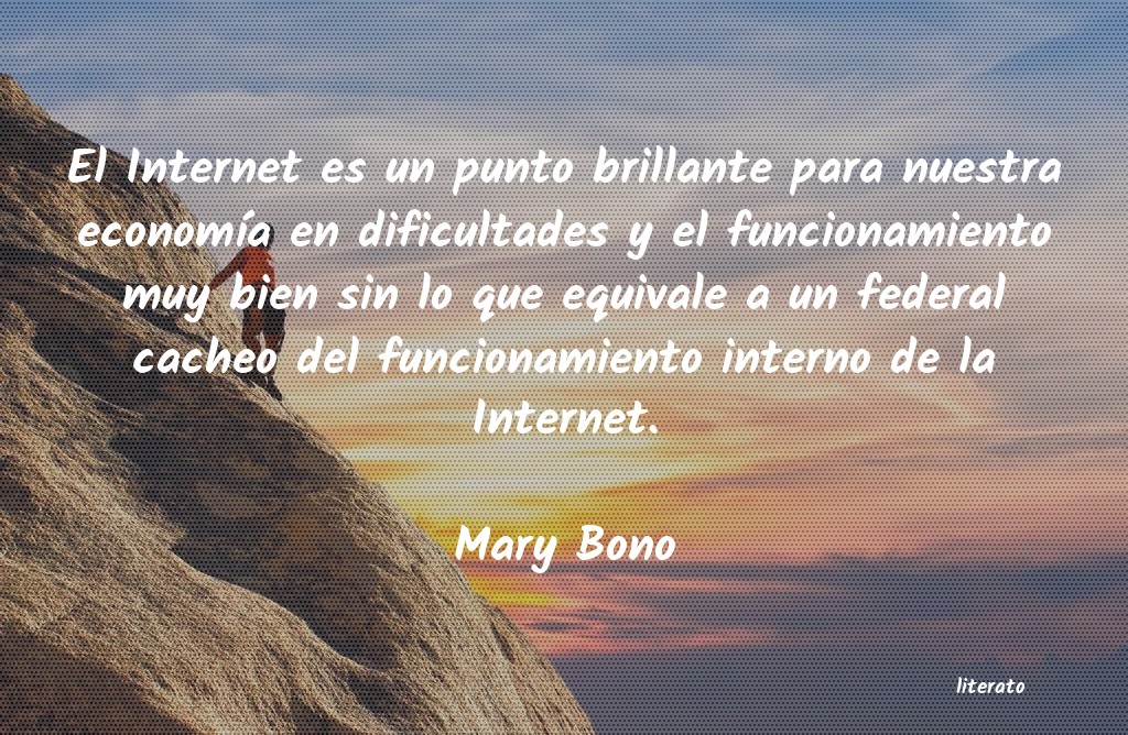 Frases de Mary Bono