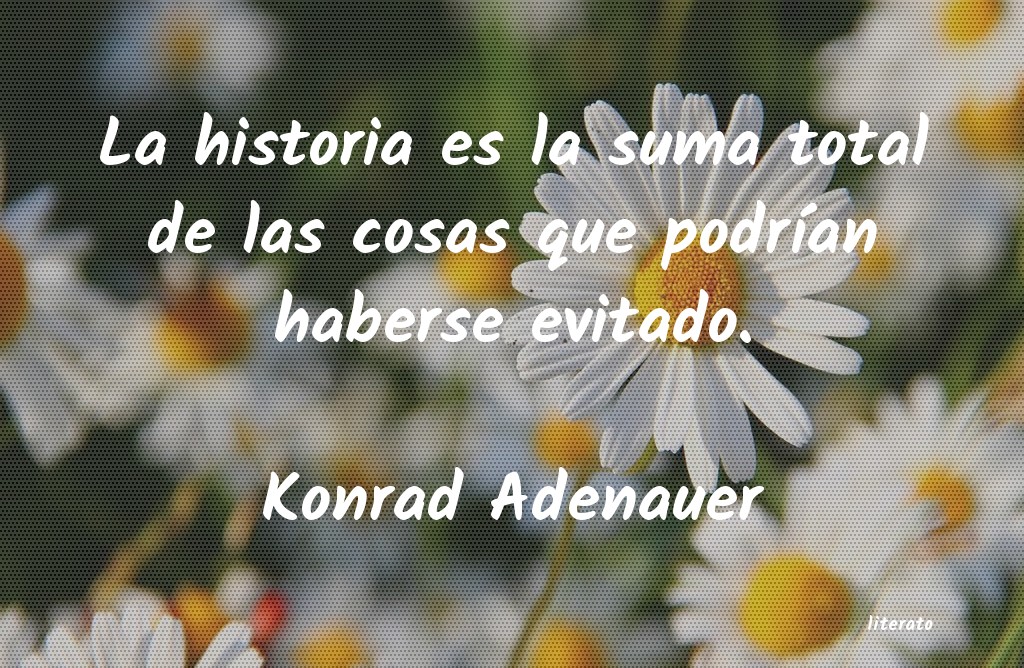 frases de Konrad Adenauer