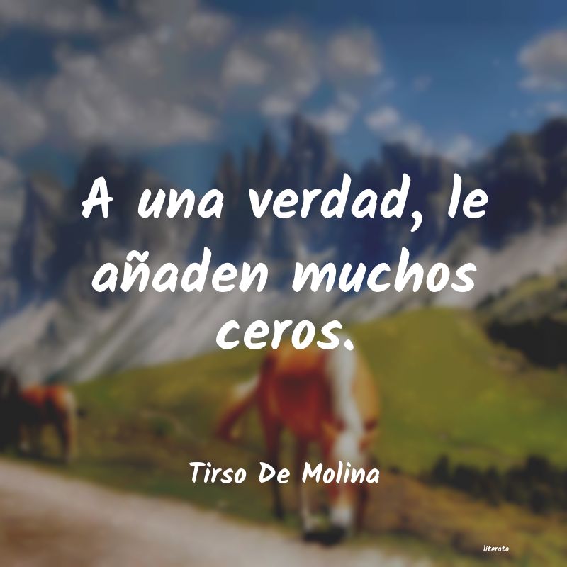 frases de Tirso De Molina