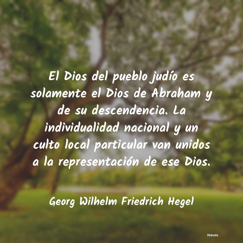 Frases de Georg Wilhelm Friedrich Hegel