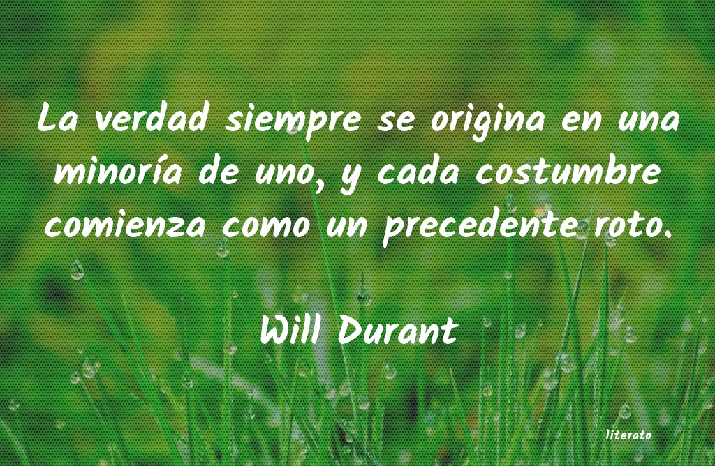 frases de Will Durant
