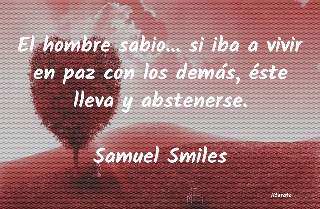 frases de Samuel Smiles