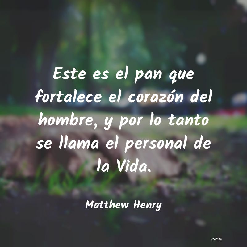 Frases de Matthew Henry