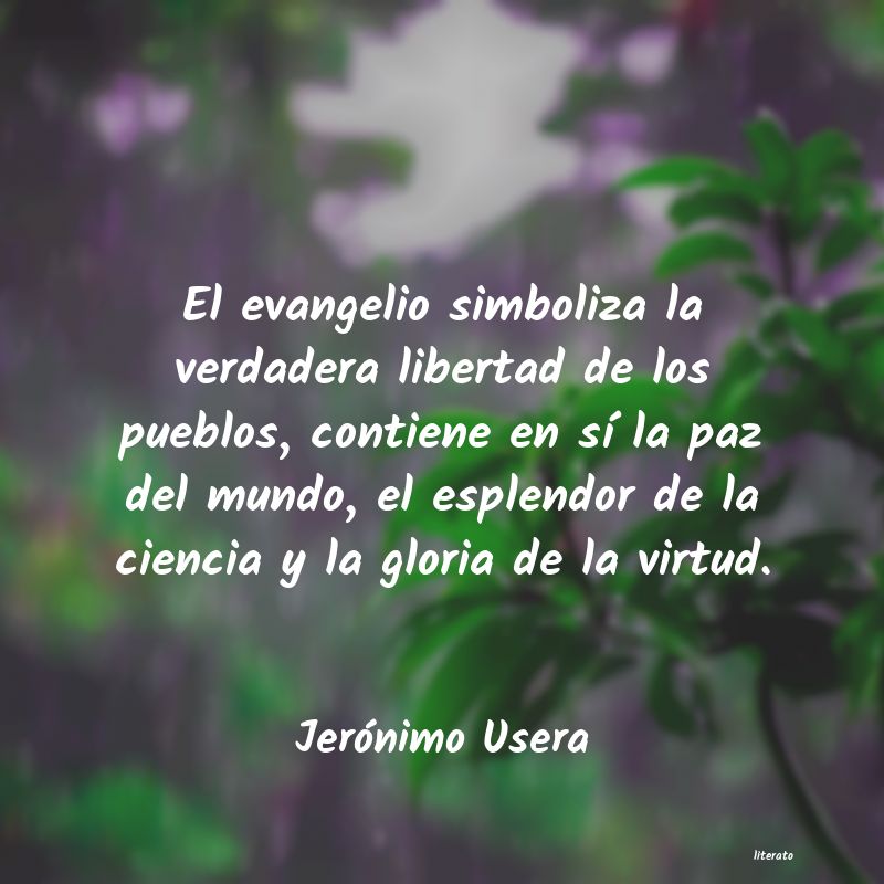 Frases de Jerónimo Usera