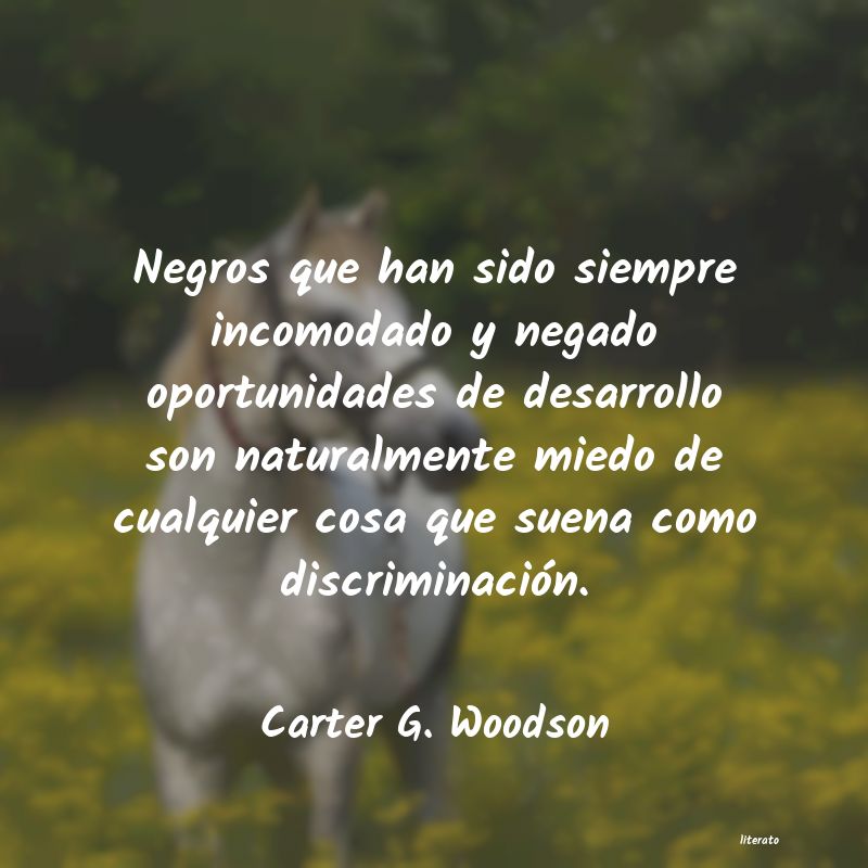 frases de Carter G. Woodson
