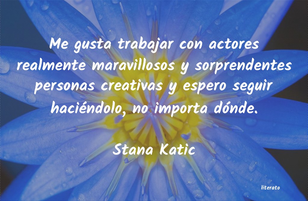 frases de Stana Katic