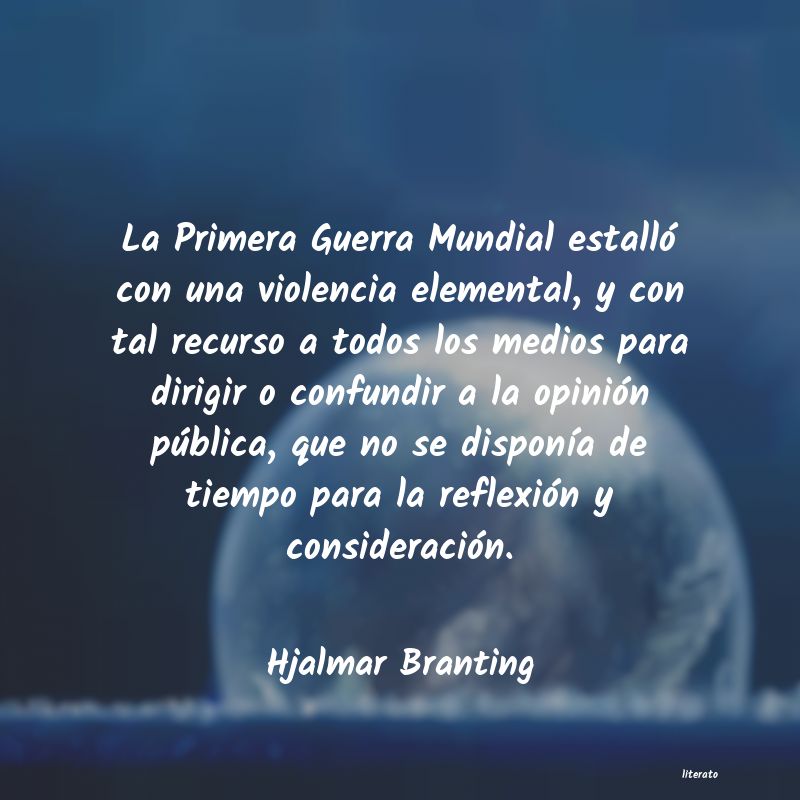 Frases de Hjalmar Branting