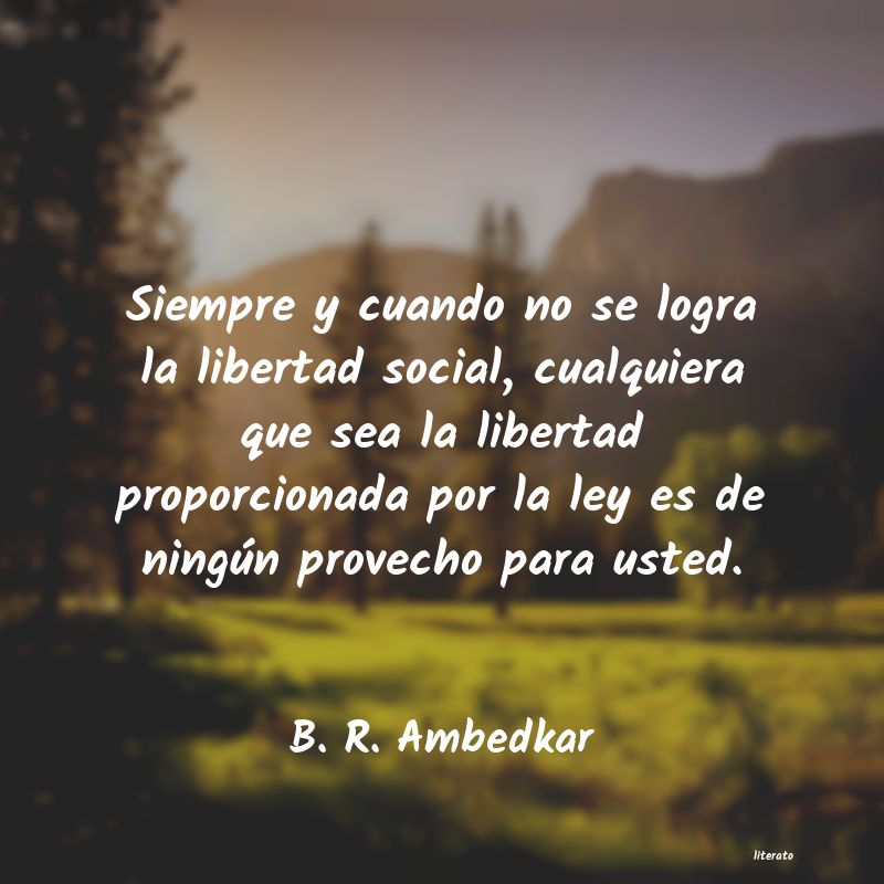 Frases de B. R. Ambedkar