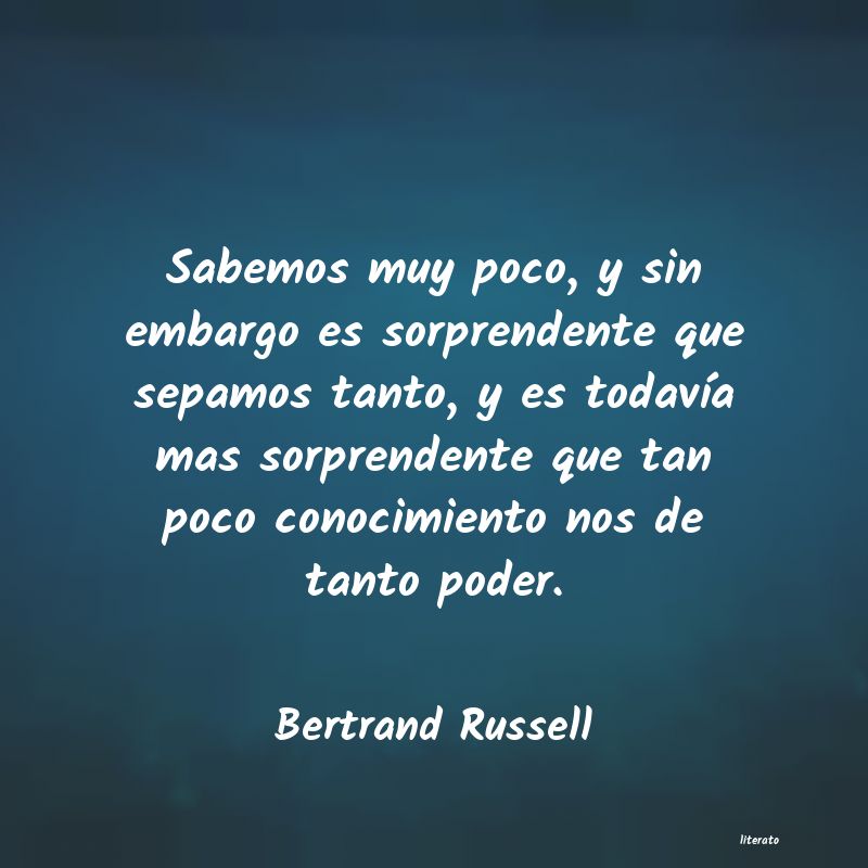 Frases de Bertrand Russell