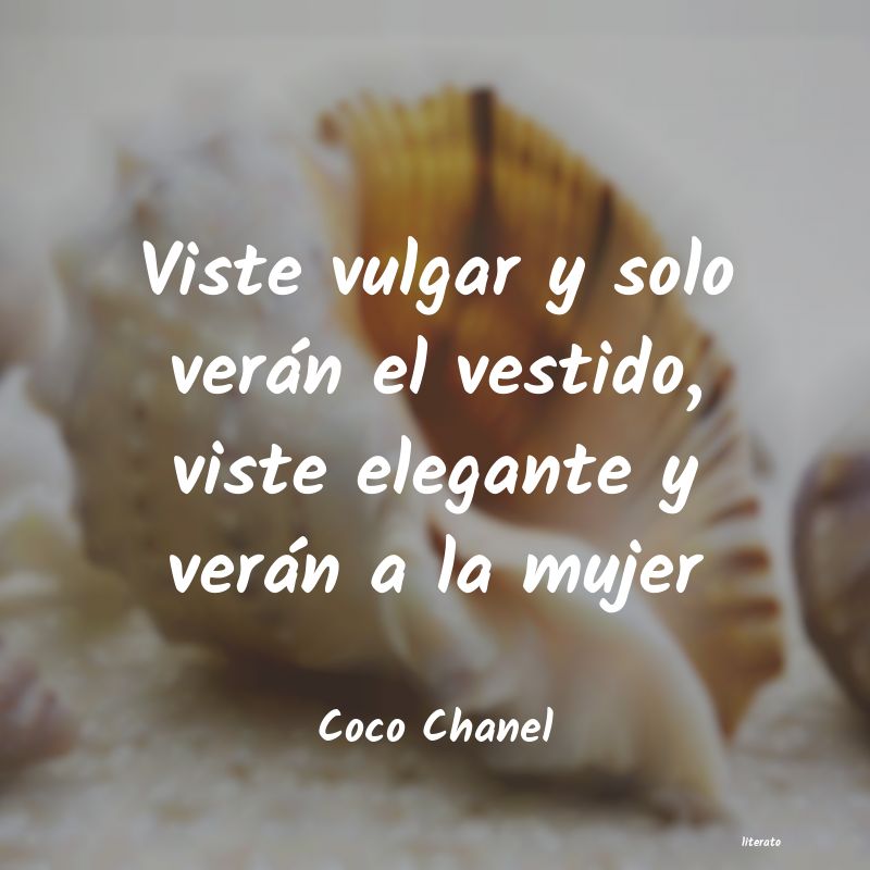 frases de Coco Chanel