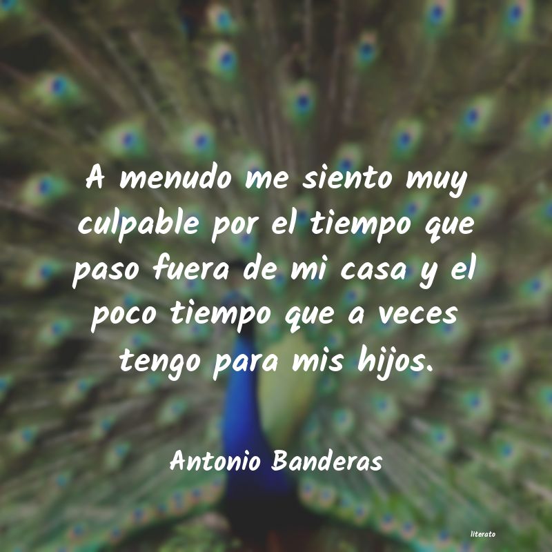 frases de Antonio Banderas
