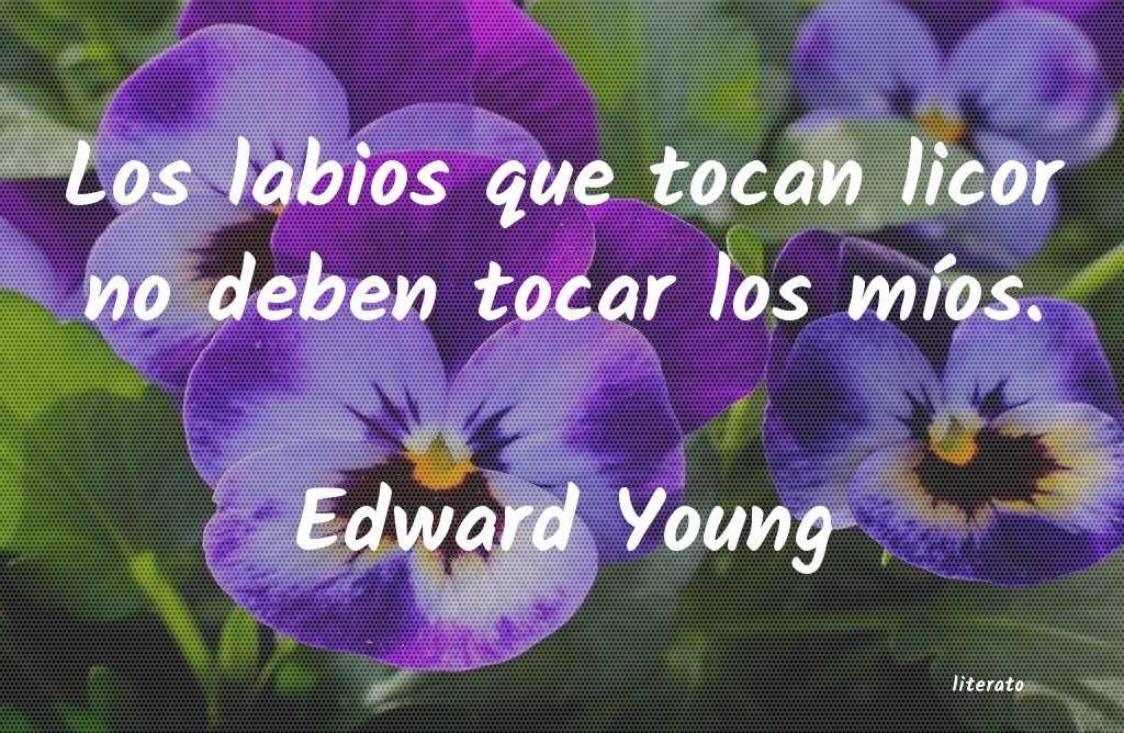 Frases de Edward Young