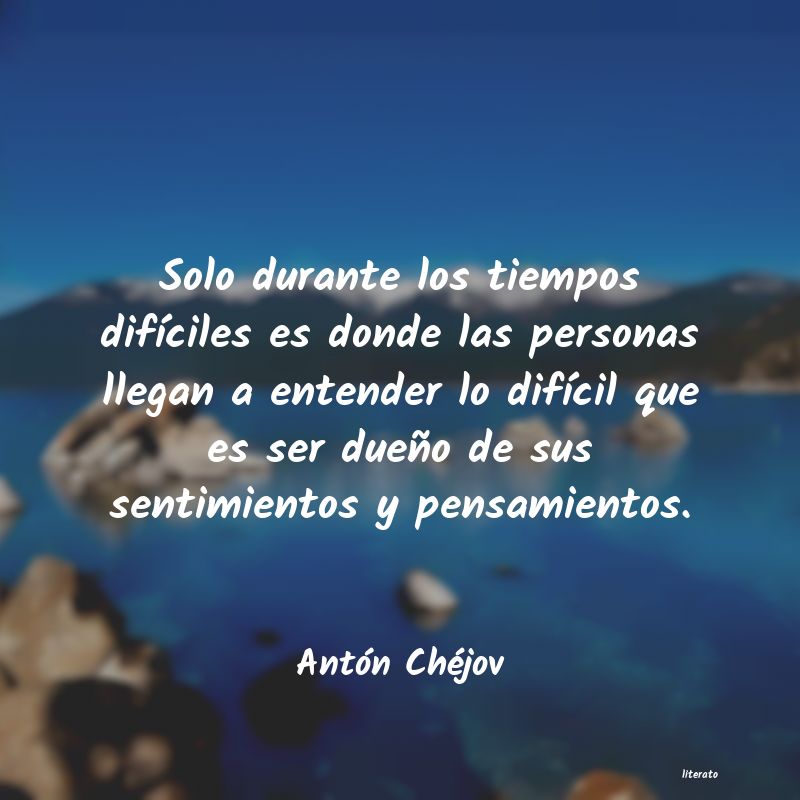 Frases de Antón Chéjov