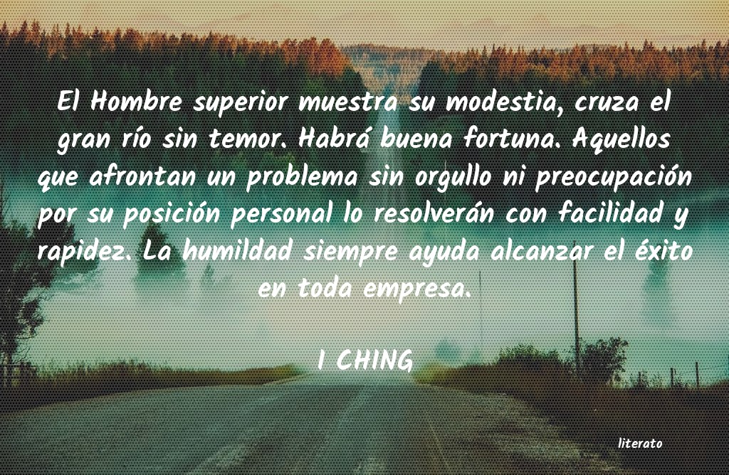 Frases de I CHING