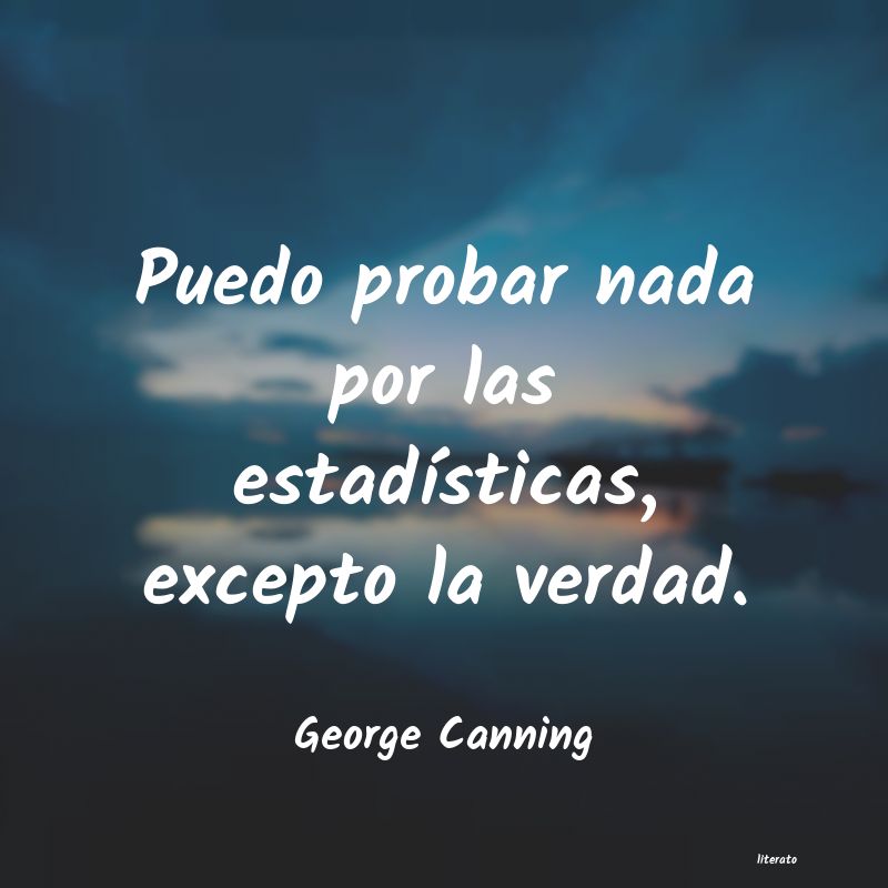 Frases de George Canning