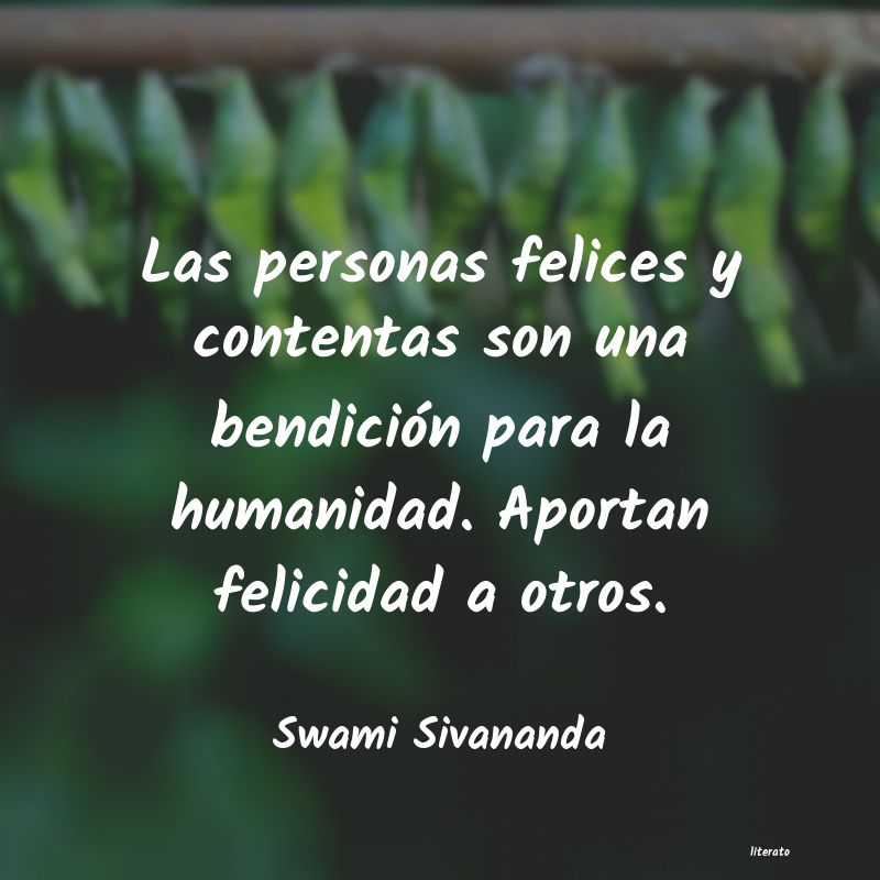 Frases de Swami Sivananda