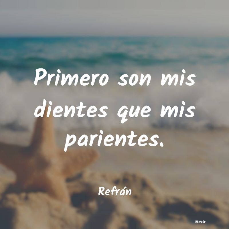 Frases de Refrán