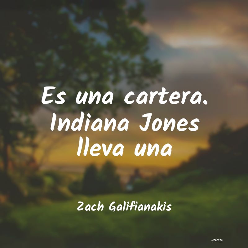 Frases de Zach Galifianakis