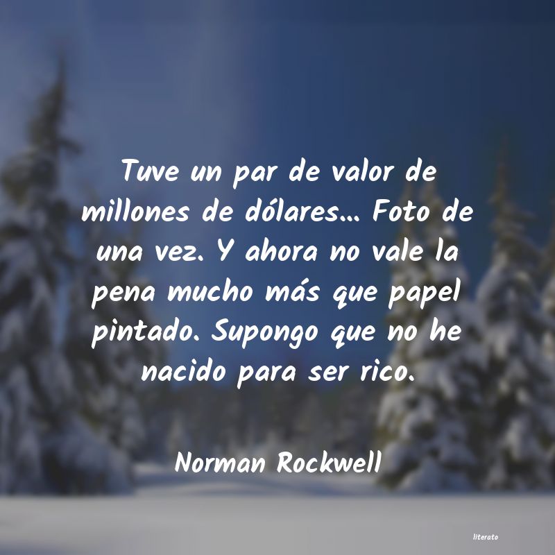 Frases de Norman Rockwell