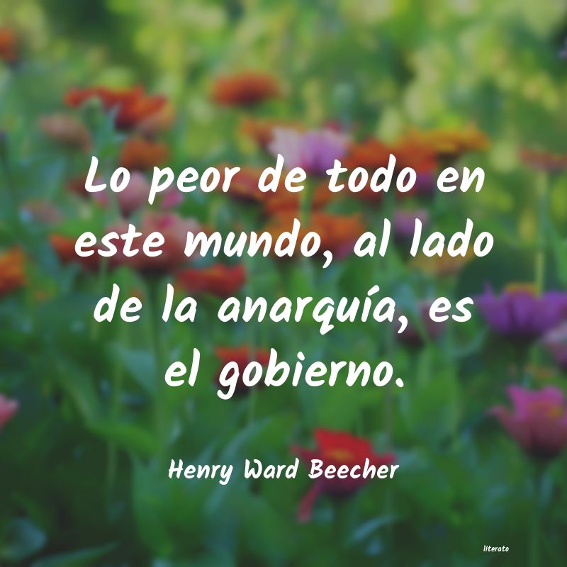 frases de Henry Ward Beecher