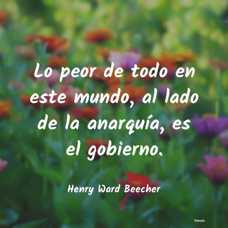 Frases de Henry Ward Beecher