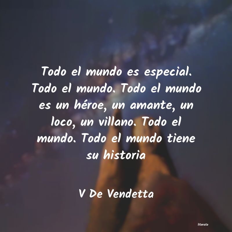 Frases de V De Vendetta