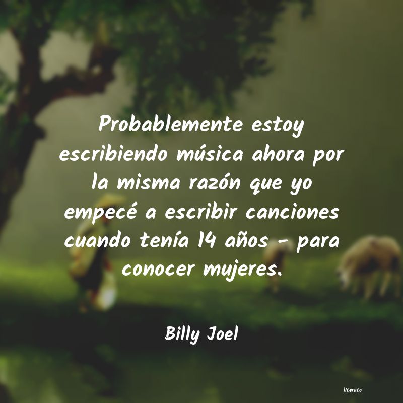 frases de Billy Joel