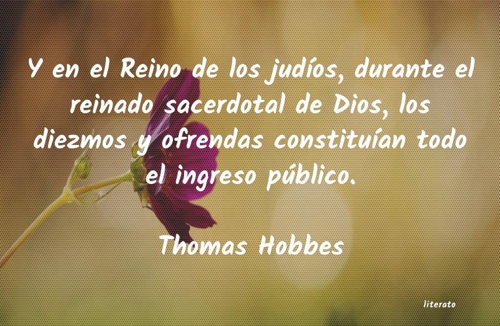 Frases de Thomas Hobbes