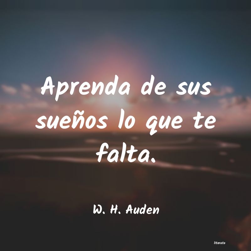 Frases de W. H. Auden