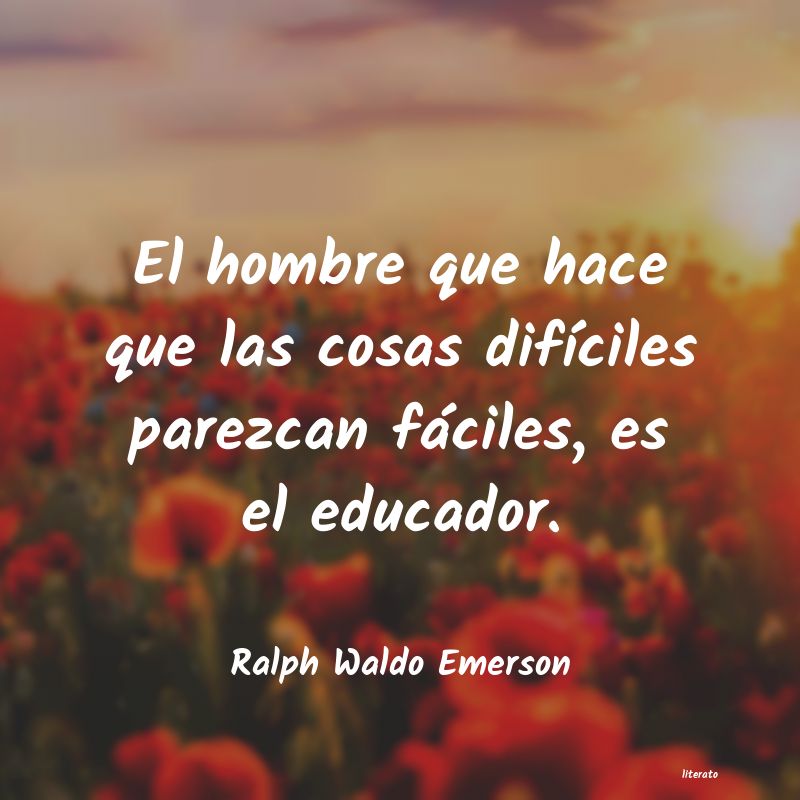 pensamientos al maestro educador