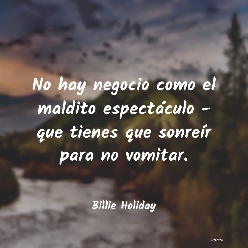 Frases de Billie Holiday