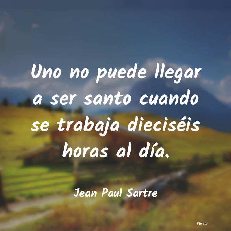 frases de Jean Paul Sartre