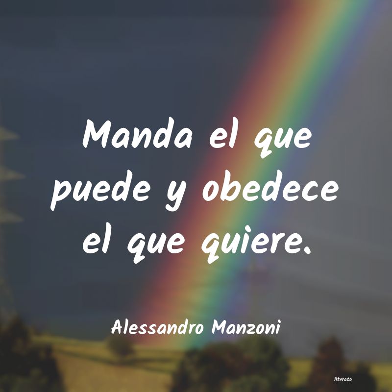 frases de amor de alessandro manzoni