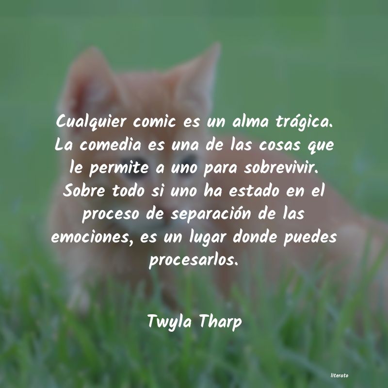 frases de Twyla Tharp