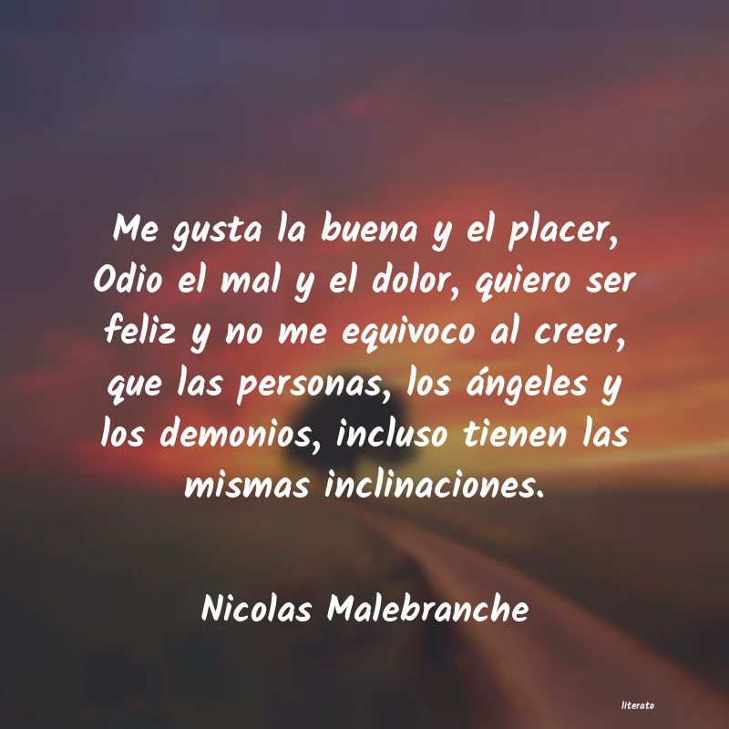 Frases de Nicolas Malebranche