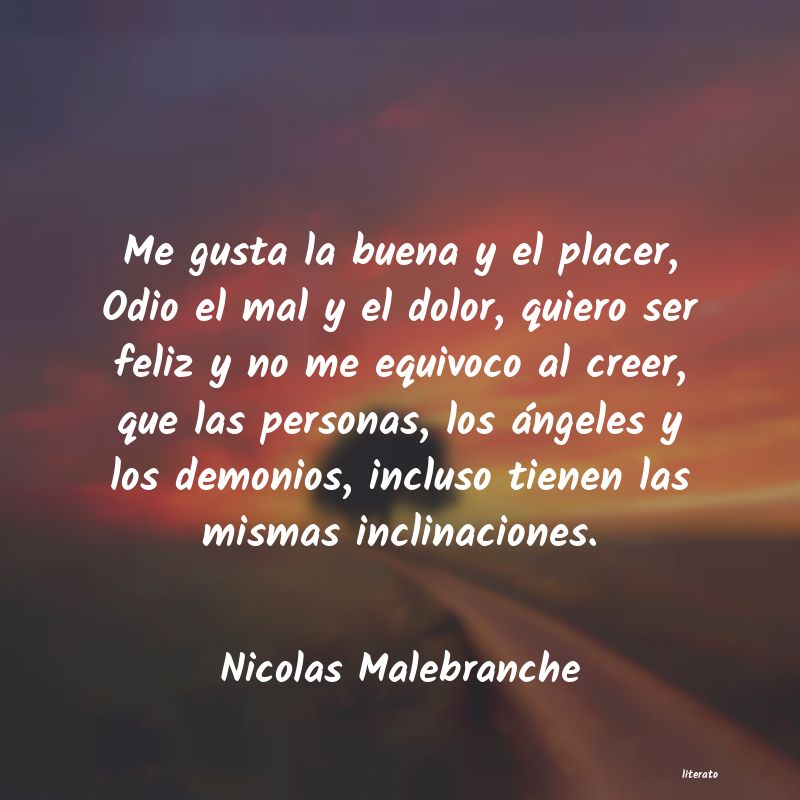 frases de Nicolas Malebranche